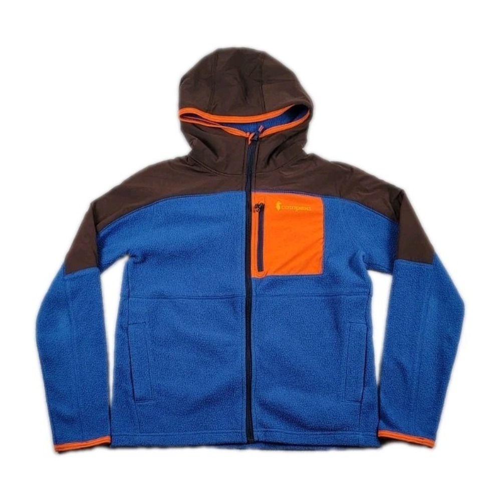 Cotopaxi Abrazo Hooded Fleece Full-Zip Jacket Multicolor  Mens Small Colorblock
